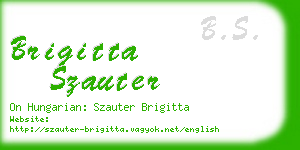 brigitta szauter business card